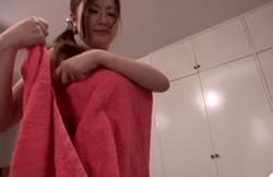 Dropping towel'