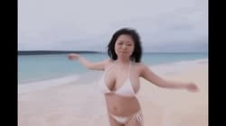 Miyabi Isshiki Huge Japanese Tits In White Bra'
