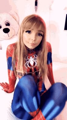 Asian Spiderwoman Ahegao'