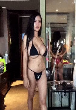 Orapun Fai packing the biggest tits in Thailand'