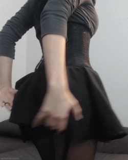 Fine ass under skirt'