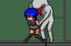 Hentai women gets fucked in doggystyle by a alien and cum'