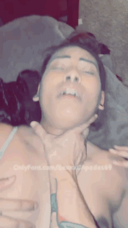 Sexy Asian babe gets face slapped