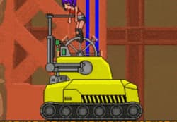 Sae gets humped by a giant robot cleaner and she climax 3/3'