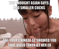 Thanks to her experience, she's debunking the small asian cock myth'